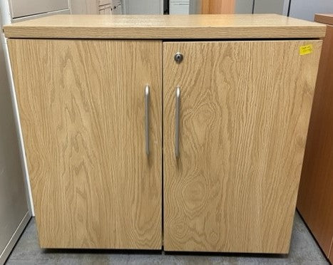 Oak Wooden 2 Door Storage