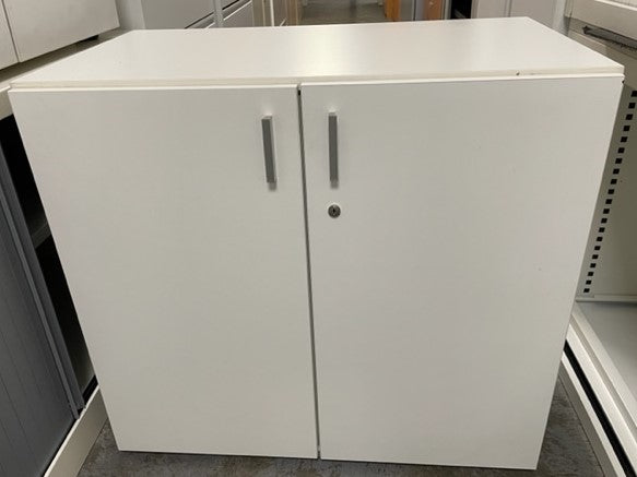 White Wooden 2 Door Storage