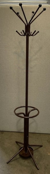 Brown Metal Coat Stand