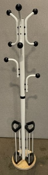 White & Black Coat Stand