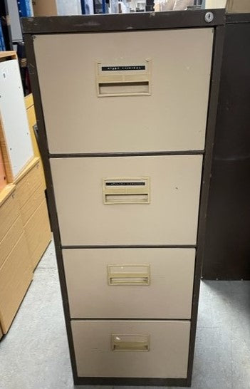 Coffee & Cream 4 Draw Filing Cabinets