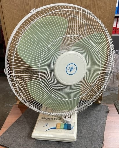 White Bauhinia Desk Top Fan