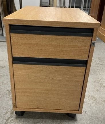 Wooden 2 Draw Pedestal