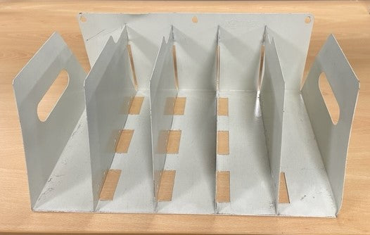 Rotadex White Desk Top File Rack