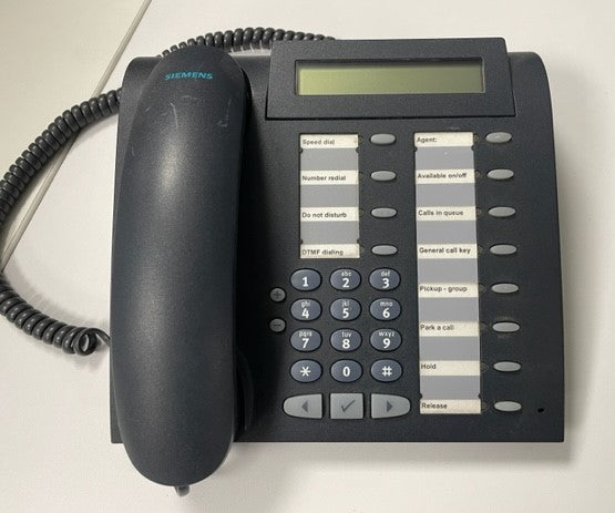 Siemens Black Telephone
