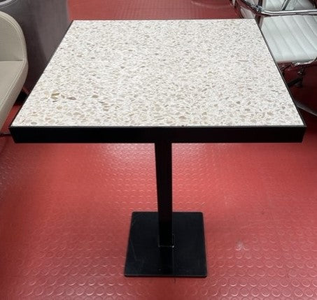 Black & Stone Effect Coffee Table