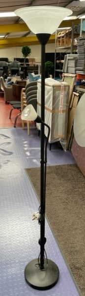 Black & White Glass Double Uplighter