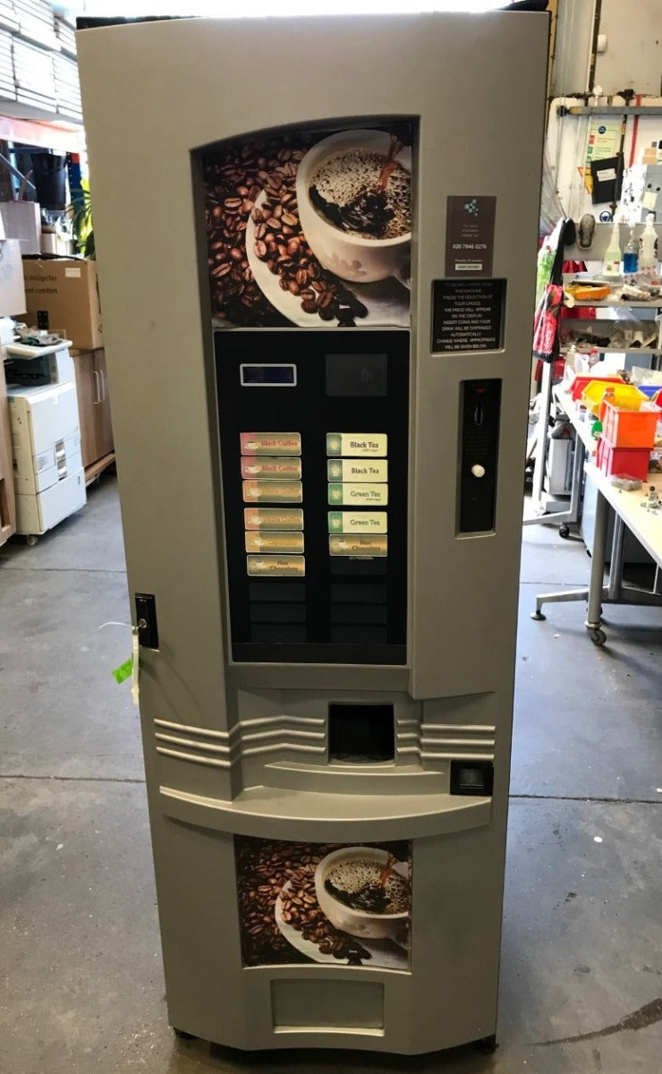 Silver Coffee Vending Machine
