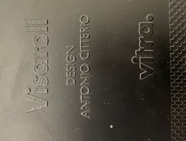 Vitra Visaroll Visitor Arm Chair on Wheels