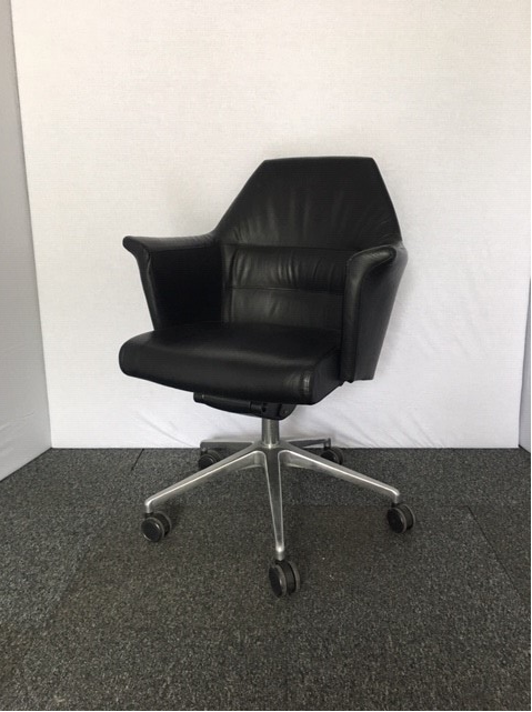 Black Tub Style Boardroom Chairs