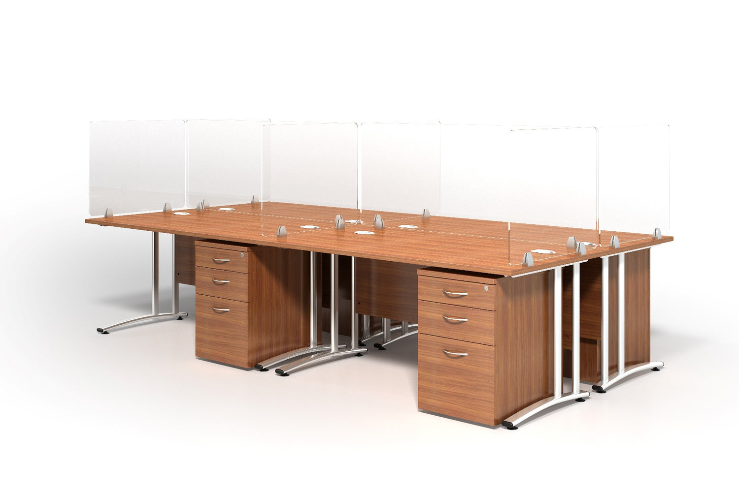 Desk Mounted Virus Shield Screens