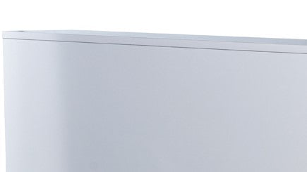 Straight Reception Unit with Glass Shelf
