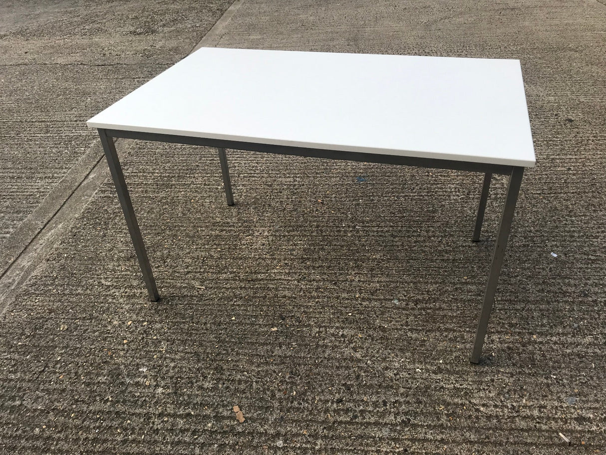 White Rectangular Table