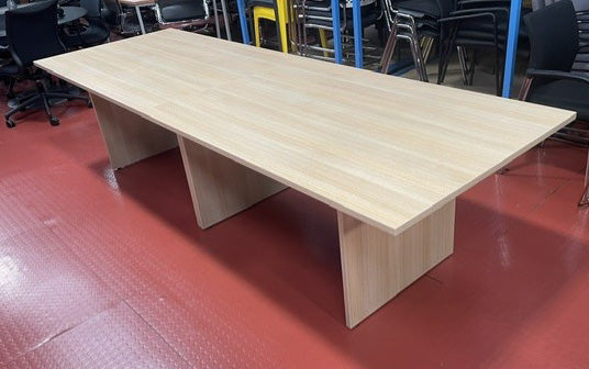 Oak Rectangular Conference Table