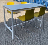 Bistro High Table & 4 High Stools