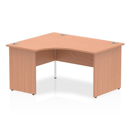 Impulse Panel End Crescent Desk