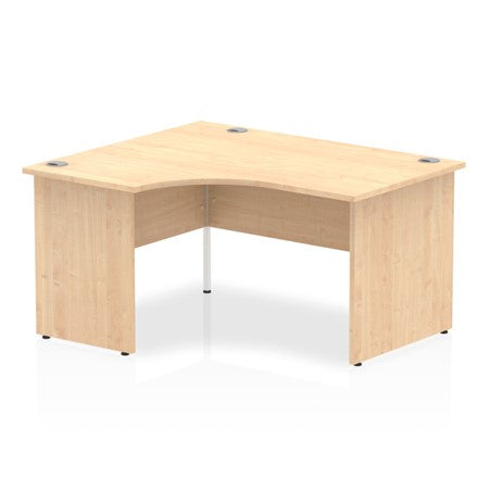 Impulse Panel End Crescent Desk