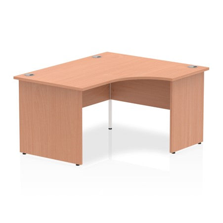 Impulse Panel End Crescent Desk