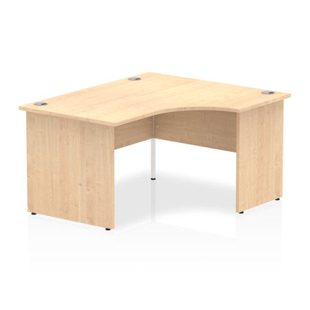 Impulse Panel End Crescent Desk