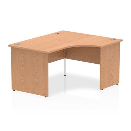 Impulse Panel End Crescent Desk