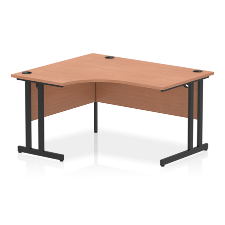 Impulse Cantilever Crescent Desk