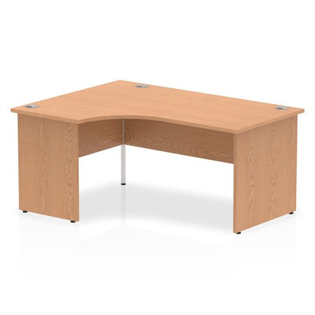 Impulse Panel End Crescent Desk