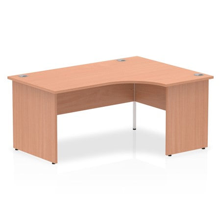 Impulse Panel End Crescent Desk