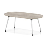 Meeting Table with Silver Leg Frame