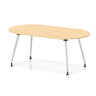 Meeting Table with Silver Leg Frame