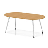 Meeting Table with Silver Leg Frame