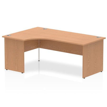 Impulse Panel End Crescent Desk