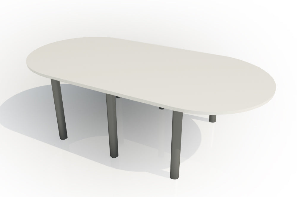 CLM Oval Meeting Room Table 2400Wx1200D