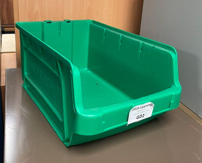 Green Interbin Large Stackable Box's