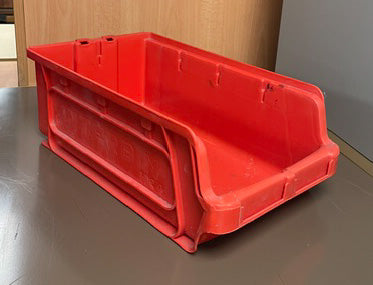 Red Interbin Medium Stackable Box's