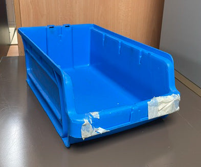 Blue Interbin Medium Stackable Box
