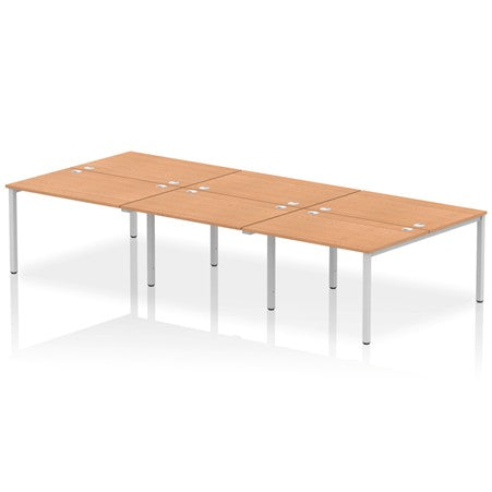 Impulse 6 User Double Bench Desk
