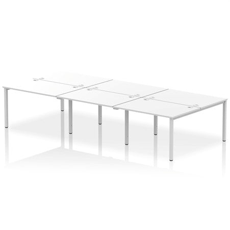 Impulse 6 User Double Bench Desk