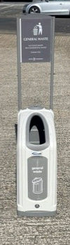 Glasdon Grey & Light Grey Recycle Bin