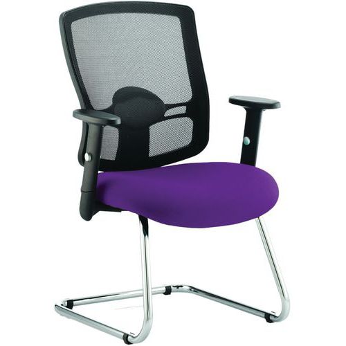 Portland Mesh Cantilever Chair