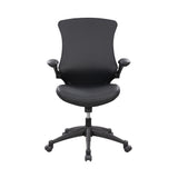 Lun Leather Medium Back Manager Chair
