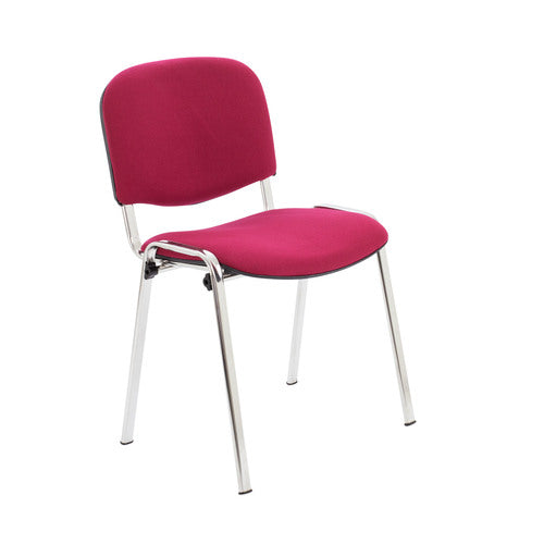 ISO Stacking Chair on Chrome