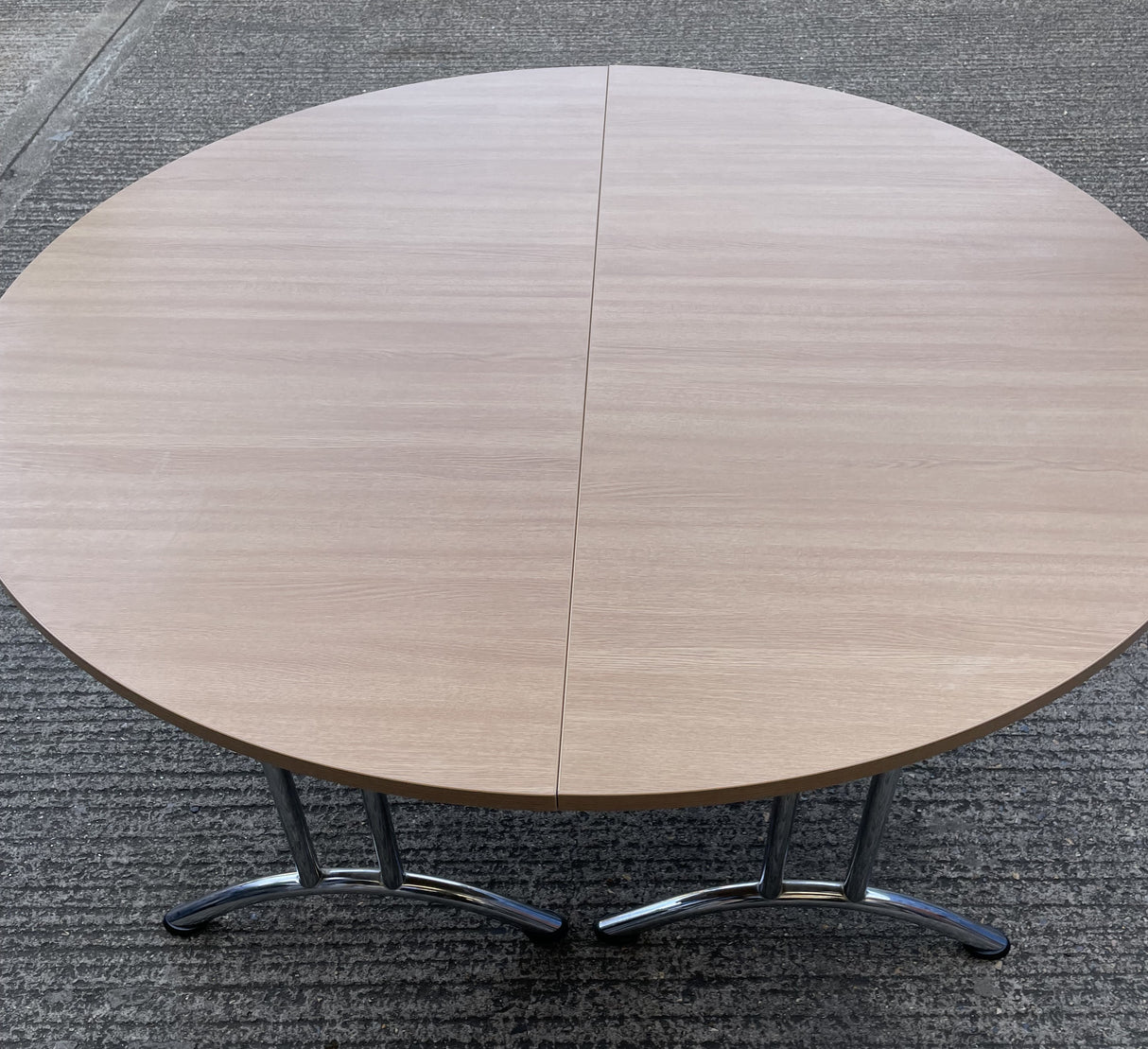2 Part Folding Circular Table 1600mmDia