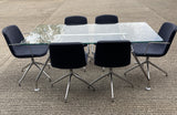 Rectangular Glass Meeting Room Table