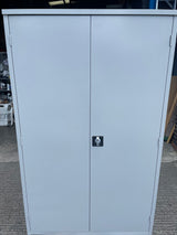 Tall Heavy Duty Metal Storage Unit with Plastic Drawer Containers