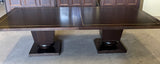 Walnut Boardroom Table with Gold Inlay 3000 x 1500 x 770