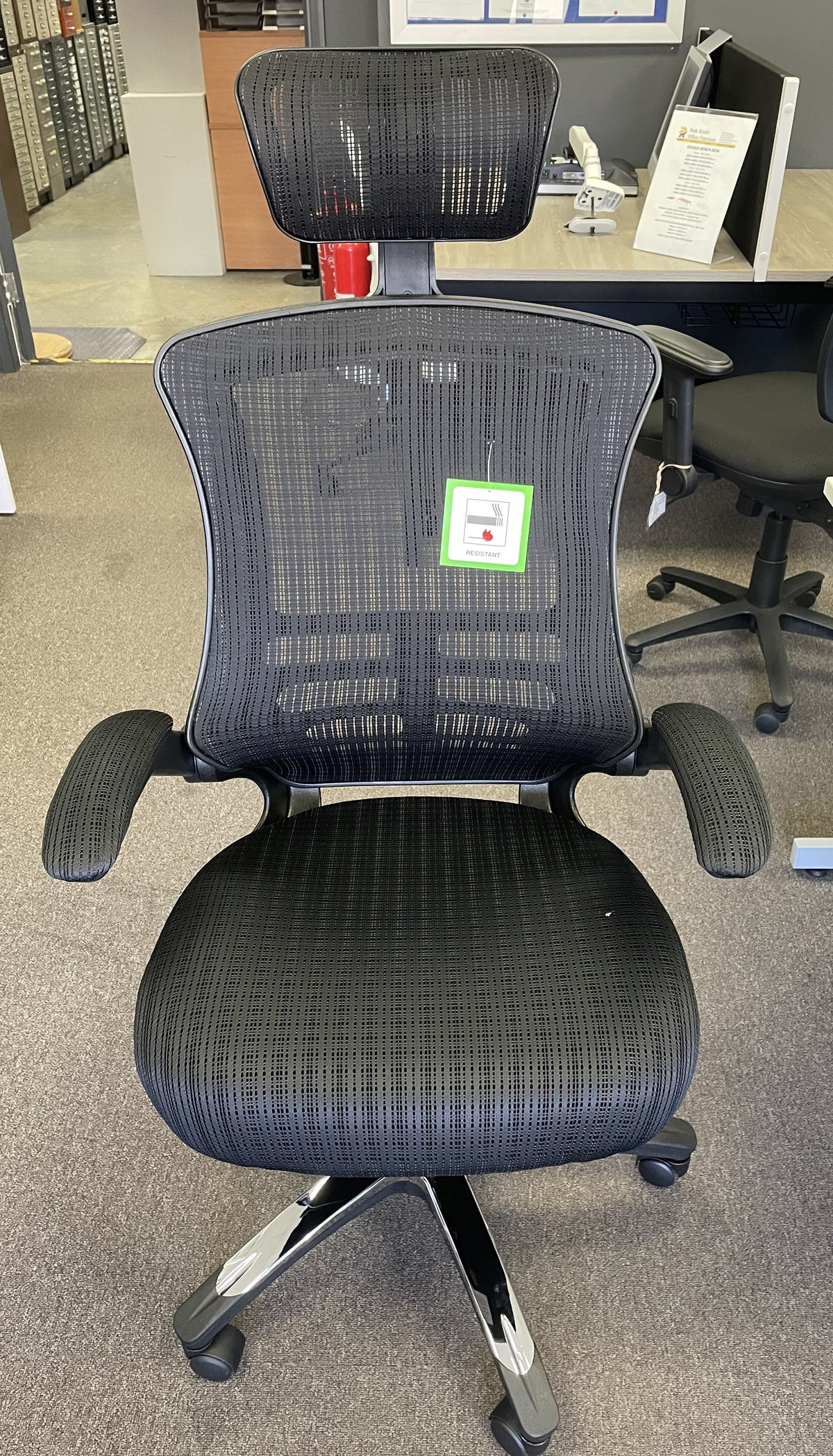 High Mesh Back Executive Chair with Headrest
