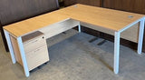 Executive Desk with Return & Mobile Pedestal