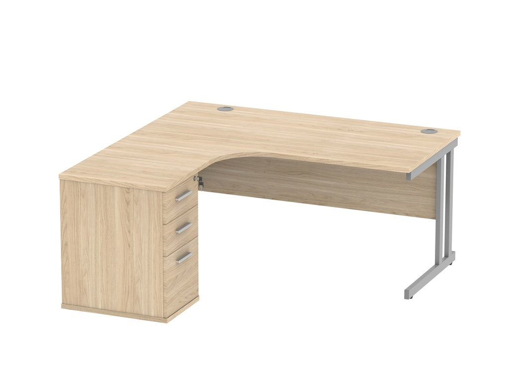 TC Crescent Cantilever Workstation