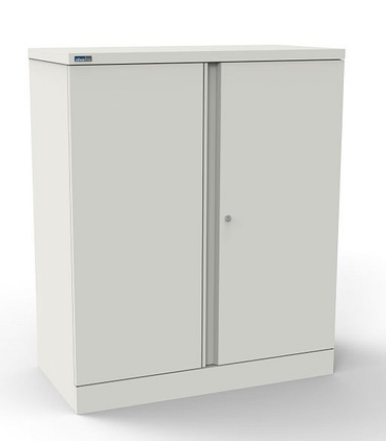 Silverline White Metal 2 Door Storage