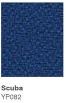 Pinn Bench Seating Plastic Back/Fabric Seat
